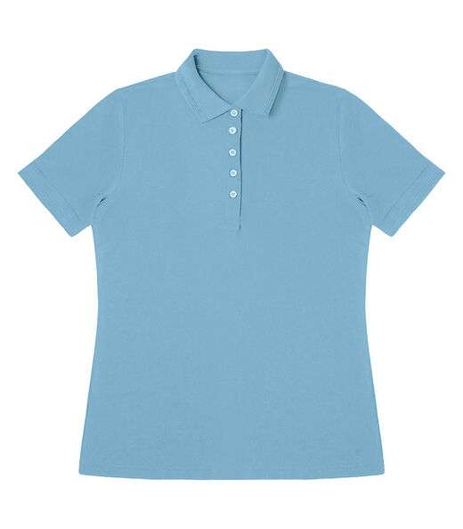Image_Polo Feminina Piquet Básica Select Azul