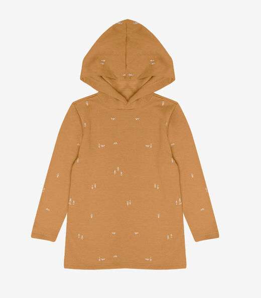 Conjunto Infantil Masculino Moletinho Select Marrom