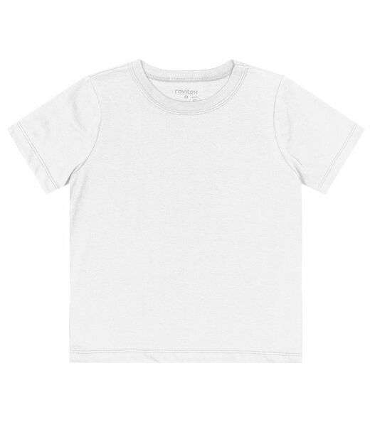 Camiseta Infantil Masculina Básica Rovitex Kids Branco