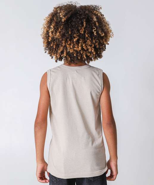 Regata Infantil Homem Aranha Tam 4 a 10 Bege