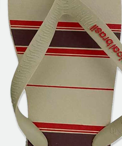 Chinelo Masculino Estampa Listras Tropical Brasil 