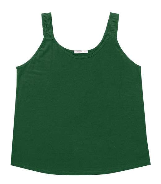 Blusa De Alça Feminina Plus Size Secret Glam Verde
