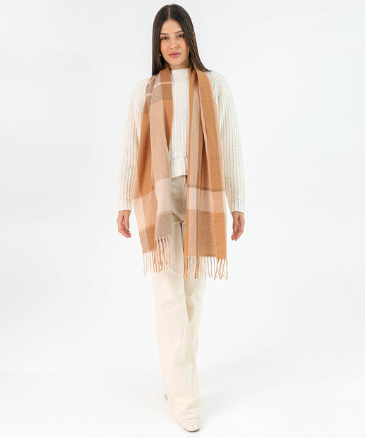 Suéter Feminino Chenille Marisa Bege