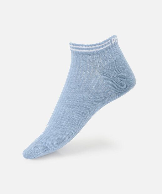 Kit 2 Pares Meias Cano Curto Feminina Puma Azul