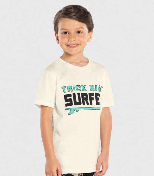 Conjunto Infantil Camiseta Com Bermuda Trick Nick Preto