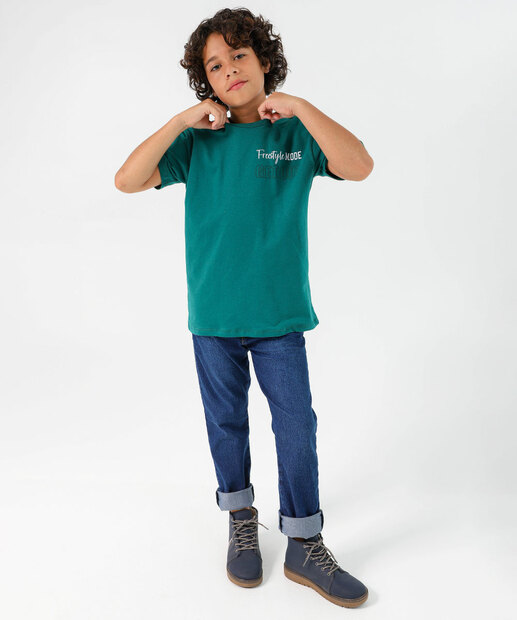 Image_Calça Juvenil Jeans Skinny Bolsos Tam 10 a 16 Azul