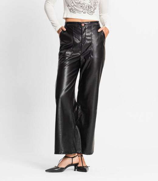 Calça Pantalona Feminina Endless Preto