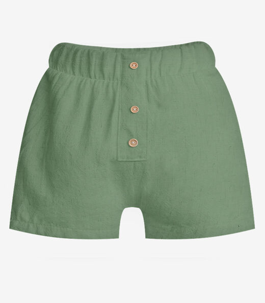 Conjunto  Infantil Camiseta Com Bermuda Trick Nick Bege