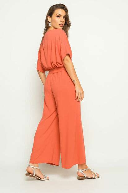 Blusa Morcego Viscolinho Laranja Salvatore Fashion