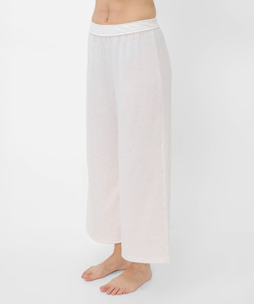 Pijama Feminino Manga Curta Marisa Off White