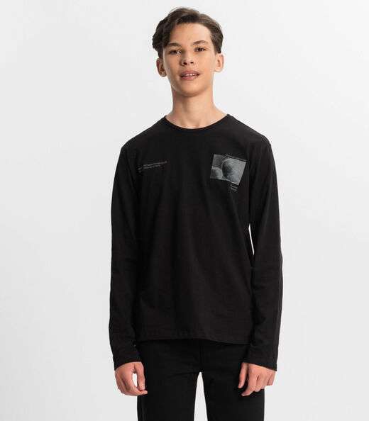 Image_Camiseta Juvenil Masculina Manga Longa Minty Preto