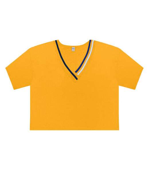 Blusa Feminina Em Visco Tricot Rovitex Amarelo