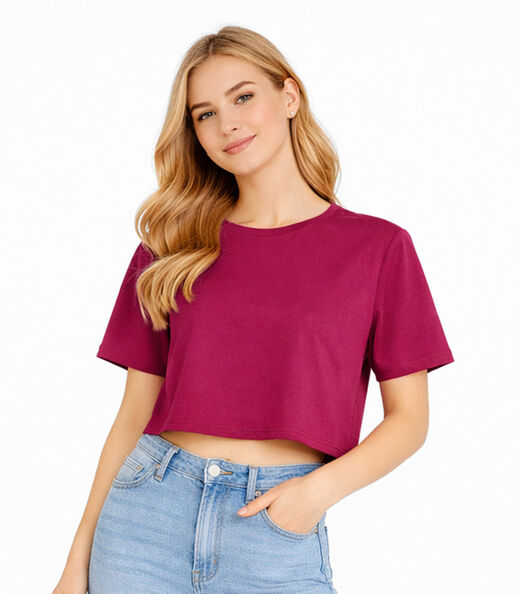 Image_Blusa Feminina Básica Malha Suplex Infinita Cor Roxo