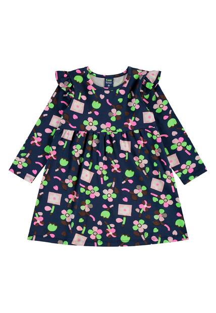 Image_Vestido Infantil Floral em Cotton Bee Loop