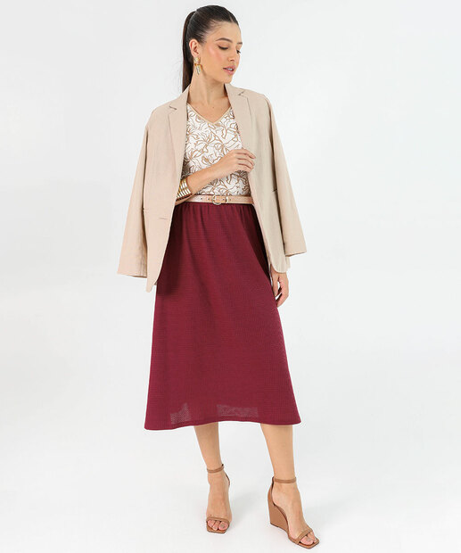 Image_Saia Feminina Midi Evasê Waffle Marisa Vinho