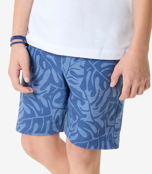 Conjunto Camiseta Com Bermuda Infantil Rovi Kids Branco