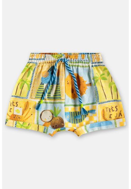 Conjunto Bebê com Polo e Short Três e Já