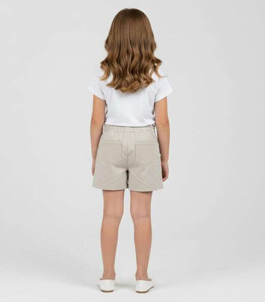 Conjunto Infantil Blusa Com Shorts Rovi Kids Marrom