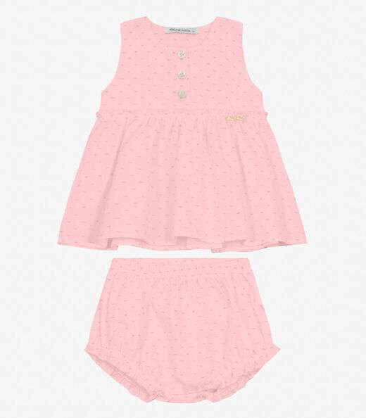 Image_Conjunto Infantil Bata com Calcinha Trick Nick Rosa