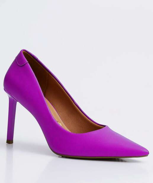 Scarpin Feminino Salto Fino Bico Fino Vizzano 
