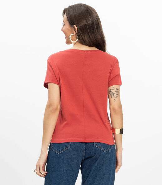 Blusa Feminina Infinita Cor Laranja