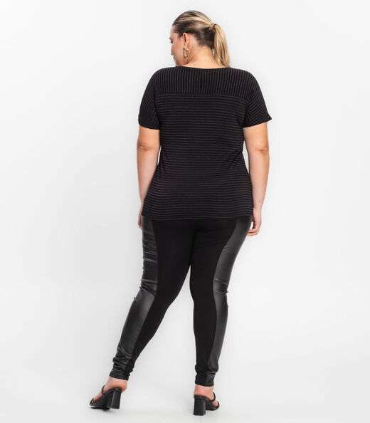 Calça Legging Secret Glam Preto
