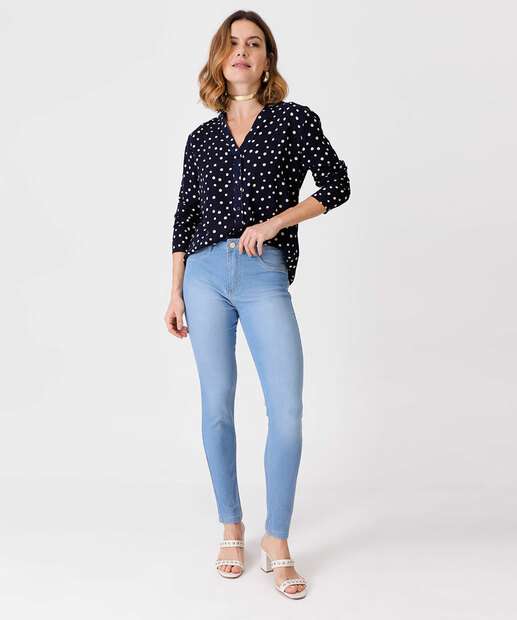 Calça Jeans Skinny Feminina Biotipo