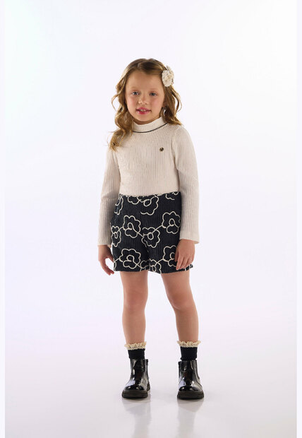 Conjunto Short Blusa M. Longa Up Baby