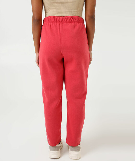 Calça Moletom Flanelado Feminina Reta Marisa