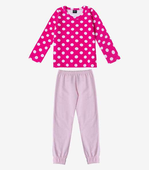 Image_Pijama Infantil Feminino Select Rosa