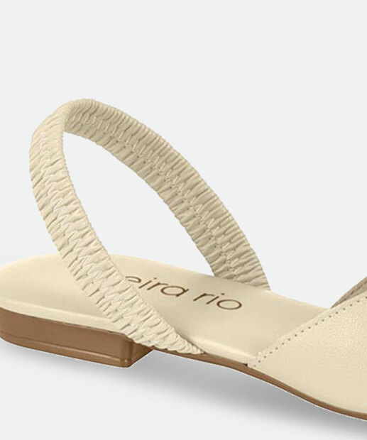 Sapatilha Feminina Slingback Bico Fino Beira Rio