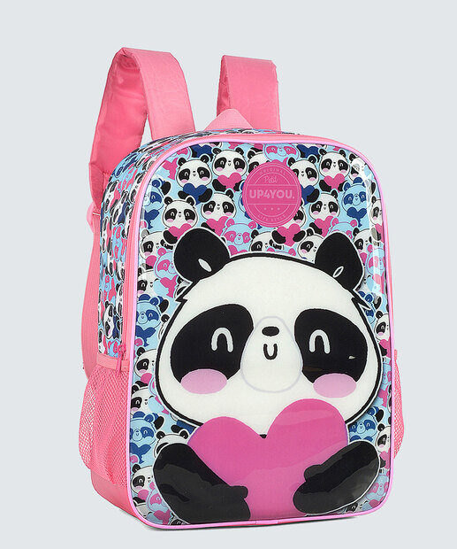 Mochila Infantil Escolar Estampa Panda Up4You 