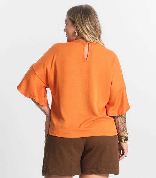 Blusa Feminina Secret Glam Laranja