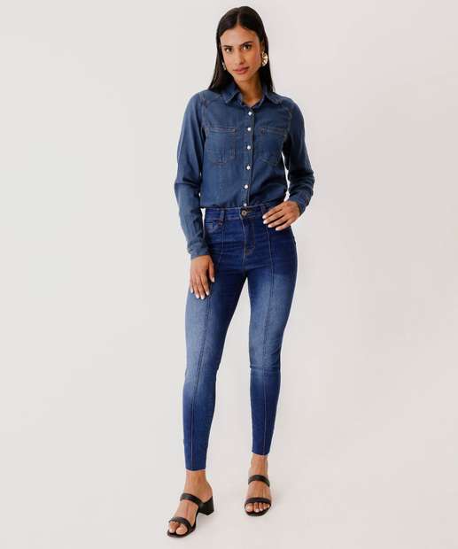 Calça Feminina Skinny Push Up Zune Jeans