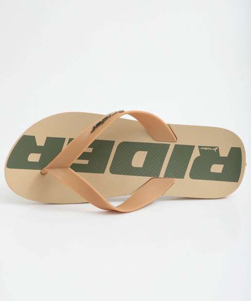 Chinelo Masculino Feel Urban Rider Bege