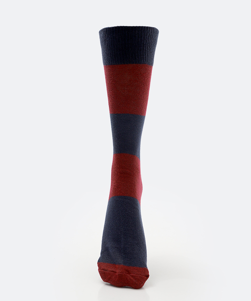Meia Masculina Cano Longo Listras MR 