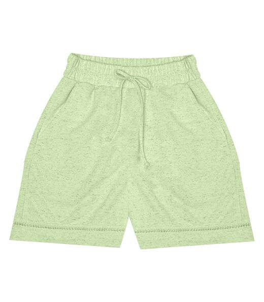 Shorts Feminino Em Moletinho Rovitex Verde