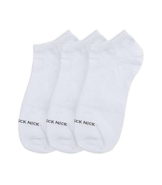 Image_Kit 3 Pares De Meia Soquete Lisas Trick Nick Branco