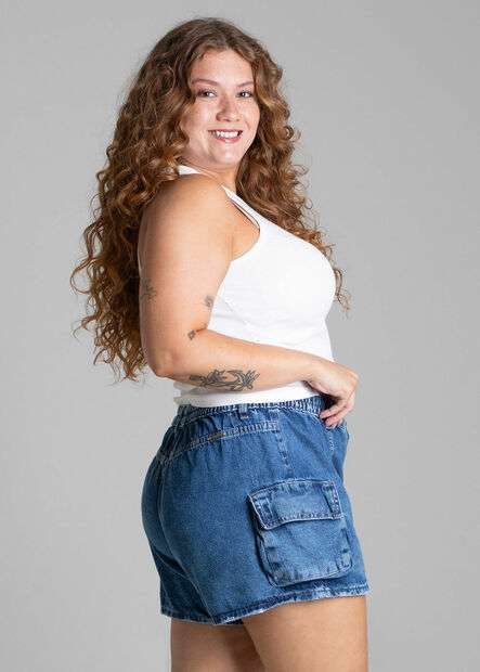 Shorts Jeans Sawary Plus Size - 278138