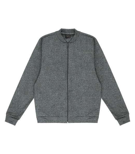 Jaqueta Plus Size Masculina Em Moletom Diametro Cinza