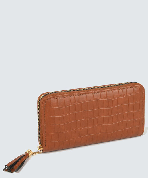Carteira Feminina Textura Croco Gash