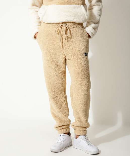 Calça Masculina Sherpa Jogger Bolsos MR 