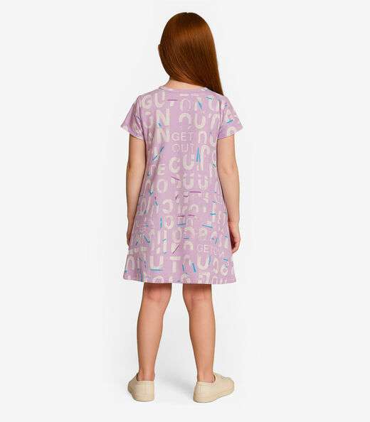 Vestido Menina Infantil Select Roxo