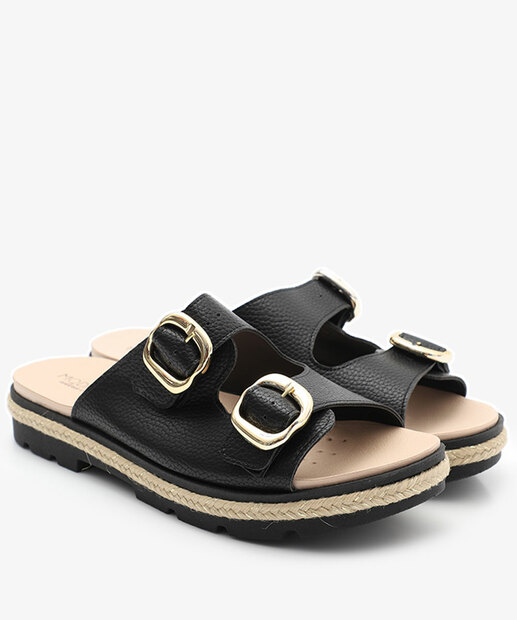 Rasteirinha Birken Feminina Modare Preto