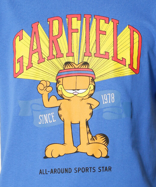 Camiseta Masculina Estampada Garfield