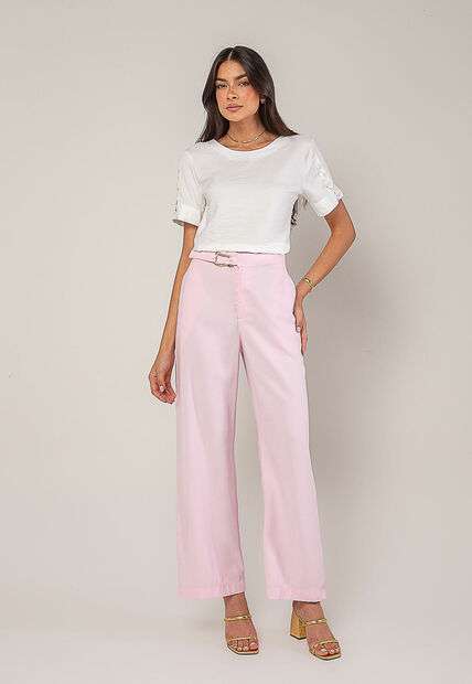 Blusa Alfaiataria Com Botões Na Manga Branco Salvatore