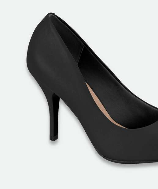Scarpin Feminino Salto Fino Beira Rio Preto