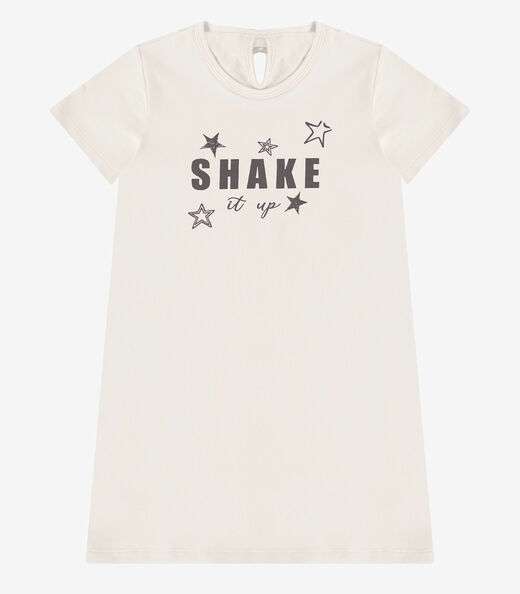 Image_Vestido Menina Infantil em Molecotton Select Bege