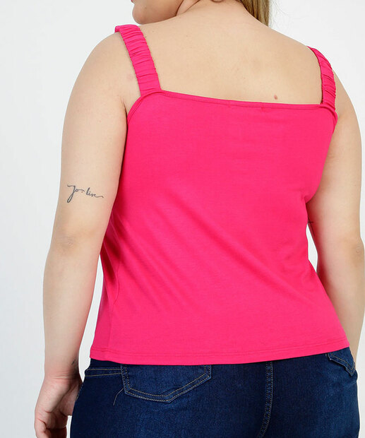 Blusa Regata Plus Size Feminina 