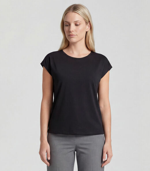 Image_Blusa Feminina em Malha Infinita Cor Preto